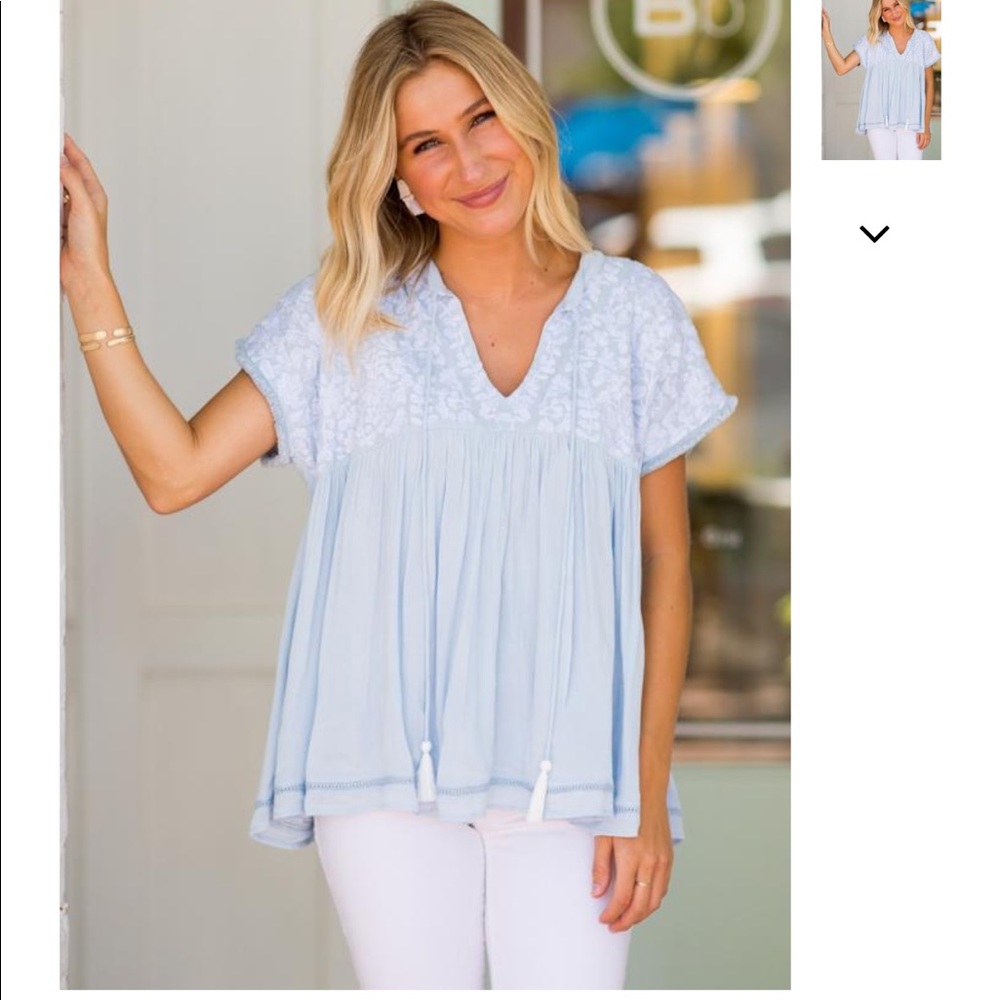 XS J. MARIE MEXICAN EMBROIDER TOP